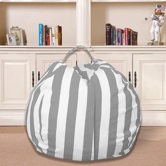 UMYMAYDO1 Zitzakhoes voor knuffeldieren, opbergtas, zachte, comfortabele bekleding om als zitzak te vullen, afmeting circa 96,52 cm