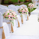 Kunstbloemen, 2 stuks kunstpioenrozen, roze namaakpioenroos, ter decoratie, zijden pioenrozen, bloemstukken, middenstuk, tafel voor thuis, feest, bruiloftsdecoratie