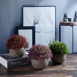 Kunstmatige planten, kunstgras, bonsai, kunstbloemen, decoratie, kunststof heesters, bloemenarrangementen voor thuis en op kantoor, , desktop-bonsai., klein