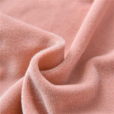 Ottomaanse hoes voor krukhoes - fluwelen kruk voor voetenbank, rechthoekig, stretch overtrek, poef, beschermer, wasbare stoelhoes - Roze, 1 stuk