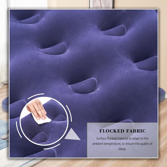 luchtbed = airbed opblaasbaar bed = inflatable bed opblaasbare matras = inflatable mattress camping slaapmat = camping sleeping mat