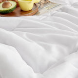 Dekbed 155x220 cm zomerdeken, zomer dekbed 155 x 220, licht dun zacht ademend zomerdekbed, deken 150gsm microvezel wit (155x220cm)