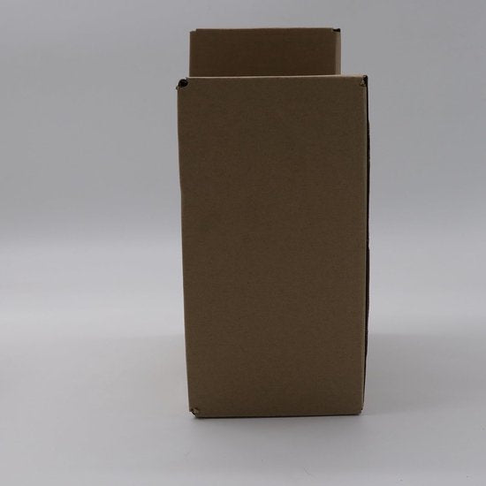 Decoratieve glazen bloemenvaas van glas met metalen standaard met hoogwaardige schilderkunst