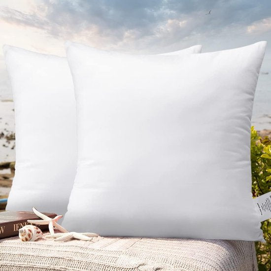 Kussen wit 45 x 45 cm