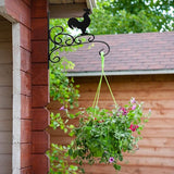 2 stuks hangende mand beugel outdoor planthaken, hangende mand haken, cock metalen tuin hangende haken muur plant hanger beugels voor hangende planten lantaarns vogelvoeders