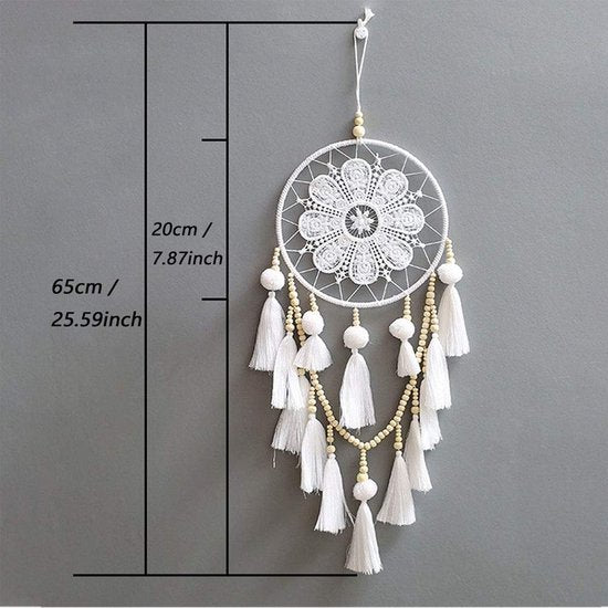 Handgemaakte dromenvanger, handgemaakt Capture Dream Network, verhalen in de Indiaanse mythologie voor wanddecoratie, ambachtelijk cadeau