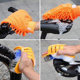 Fietsreinigingsborstelset, fietsreinigingsborstelgereedschap, fietsreinigingsborstel, gereedschap, fietskettingreiniger, reinigingsset