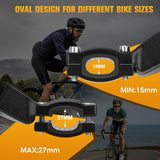 Fietsstandaard 24-29 inch, 3 gaten zijstandaard fiets, aluminium fietsstandaard basis, 35-41cm in hoogte verstelbare fietsstandaard, antislip achterstandaard voor racefiets, MTB, stadsfiets