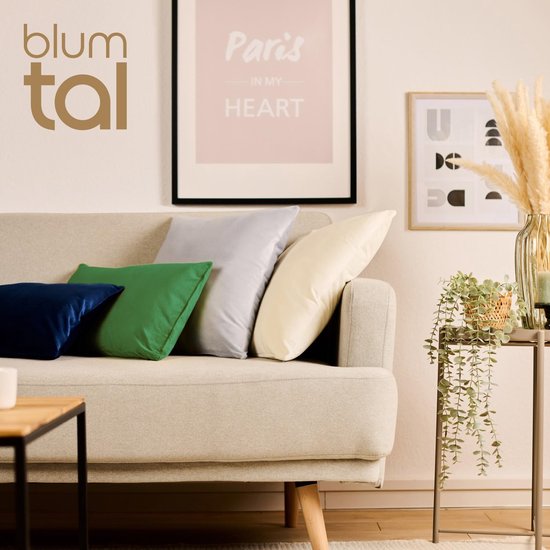 Set van 2 zachte fluwelen kussenhoezen, 40 x 60 cm, elegante fluwelen kussenslopen, botanisch groen