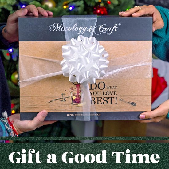 Cocktailshakerset 11-delig. - Cocktailset van roestvrij staal met baraccessoires - koper