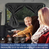 Zonwering auto baby zonwering magnetisch voor uv-bescherming, hittebescherming, 2 stuks auto verduistering ramen