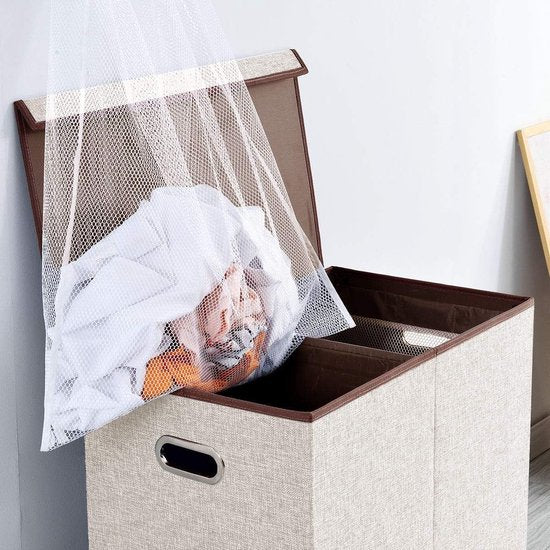 Wasmand met twee vakken, 150 liter