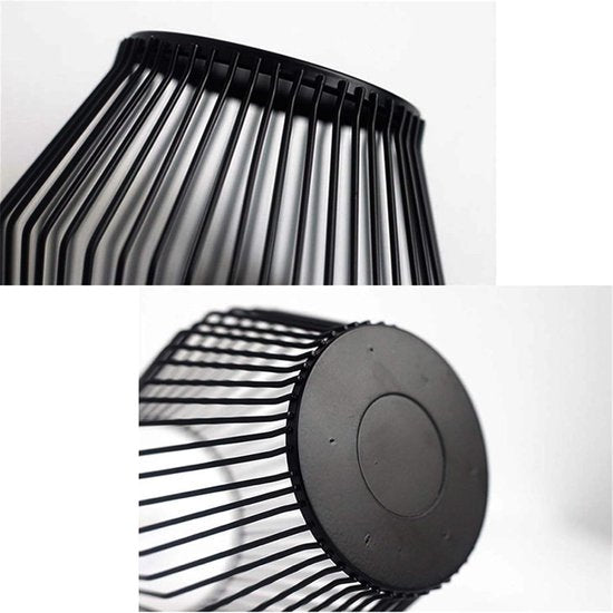 Kerzenstandaard Kaarshouder set van 2, Zwarte metalen kaarshouder voor staafkaarsdecoratie, Vintage kaarsenstandaard voor stompkaarsen, woonkamertafels, kandelaar voor Kerstmis, bruiloft, openhaardmantel.