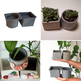 Siliconen vorm voor planten, bloempot, bloemenvorm, potplanten, bloempot van siliconen, handplanten, bloempot, cement, vazen, handwerk, tuin, decoratie in huis