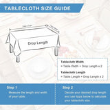 Linen Beige Tablecloth, Linen Look, Washable Table Linen, Water-Repellent Tablecloth for Dining Room, Garden, Party, Weddings or Household, 135 x 220 cm