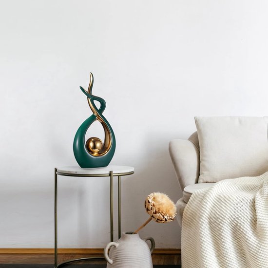 Keramisch decoratief object, moderne sculpturen, abstracte decoratie, woonkamer, moderne decoratie, abstract handwerk voor decoratie, slaapkamer, tafeldecoratie, kantoor, sculptuur, woningen en