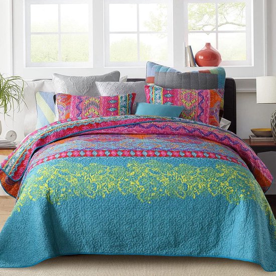 boho Indische en exotische beddensprei, 220 x 240 cm boho Indiase en exotische beddensprei, 220 x 240 cm