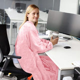 Catalonia Classy Draagbare deken met mouwen, cadeau voor volwassenen vrouwen mannen, extra zachte warme knuffelige micro-pluche lichte fleece knuffelige lichaamsdeken, tv-wrap sprei deken met tas