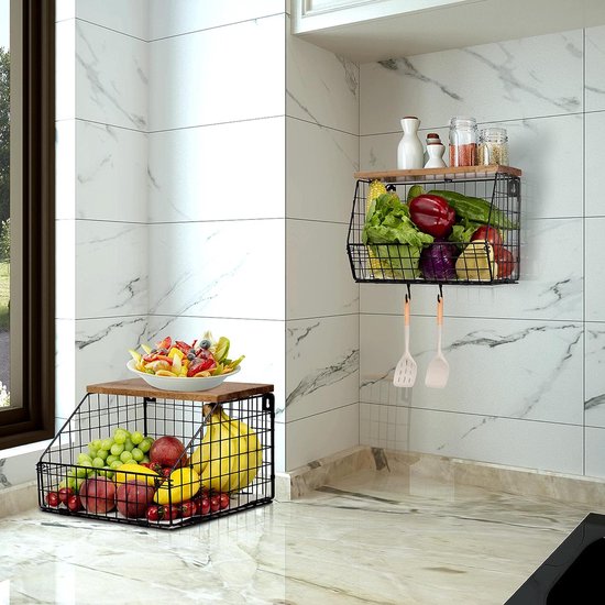 MDDK DY 3 stuks hangende fruitmand, fruit- en groentemand om aan de muur te hangen, handgevlochten jute wandmand in de vorm van een waterdruppel, hangende mand voor keuken, woonkamer, veranda MDDK DY 3 stuks hangende fruitmand, fruit- en groentemand om aan de muur te hangen, handgevlochten jute wandmand in de vorm van een waterdruppel, hangende mand voor keuken, woonkamer, veranda