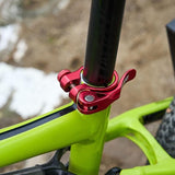 verstelbare snelspanner fiets zadelpenklem 28,6 mm - aluminiumlegering