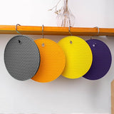 8 Pieces Honeycomb Silicone Pot Film 18 cm Non-Slip Silicone Insulation Mat Multipurpose Pot Holder Silicone Pot Holder Set Pot Coasters Silicone Coasters Heat Resistant for Jar Opener Pan