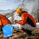 Pak van 4 waterjerrycans, 10L waterjerrycan, opvouwbare waterjerrycan, kamperen, opvouwbare waterjerrycan, watercontainer, waterzak, drinkwaterjerrycan, waterzak