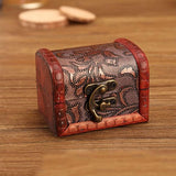 schatkist is handgemaakt van hoogwaardig hout, lichtgewicht, slagvast en breekt niet, zelfs niet als hij valt.