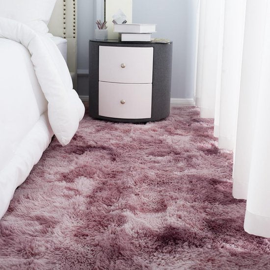 Vloerkleed,roze,Polyester