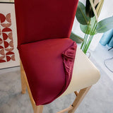 Stoelhoezen, Set met 2 Stretch barkruk covers, afneembare wasbare stoelhoes, Decoratie, Stoelhoes, barkruk, Stoelhoezen Voor Pub, Combinatieapparaat, Bar, Café, rood, 2 stuks