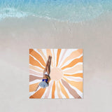 Picknickdeken zandvrij 280 x 300 cm waterdichte stranddeken voor 4-8 personen, lichtgewicht en draagbare sneldrogende strandmat, outdoor campingdeken voor strand, wandelen, reizen - Boheems