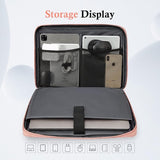 Laptophoes, tas, 15, 15,6 en 16 inch, TSA-laptoptas, beschermhoes, sleeve, waterdicht, met 4-laagse bescherming