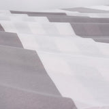 beddengoed 200x200 3-delig grijs & wit - Oeko-TEX 80% katoen & 20% polyester, 1x dekbedovertrek met ritssluiting + 2x kussensloop 50x80 met envelopsluiting, nog steeds model