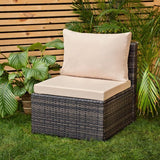 Stone Waterproof Rattan Furniture 56 cm x 45 cm Replacement Back Cushion