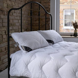 FAM Home Kussen 50 x 70 cm, set van 2 stuks, zachte microvezel, aanpasbaar, hoofdkussen mensen met optimale ondersteuning, binnenkussen, verborgen, met ritssluiting, extra zak met vulmateriaal