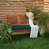 Tuinbankkussen, zitkussen, voor patio, meubels, 2-zits, waterafstotend, zacht en duurzaam materiaal, comfortabele en lichte vezelvulling, gemakkelijk te reinigen (groen)