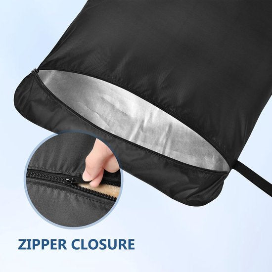 Wetbag 50 cm x 60 cm, 2 stuks herbruikbare luiertas met ritssluiting, waterdichte tas, organizer voor badpakken, strandlaken