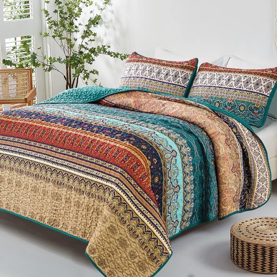 Sprei 220 x 240 cm Bruin