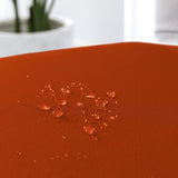 Set van 2 waterdichte stoelhoezen, stretch, universeel, zacht en comfortabel, oranje