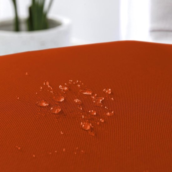 Set van 2 waterdichte stoelhoezen, stretch, universeel, zacht en comfortabel, oranje