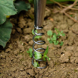 Paardenbloementrekker – paardenbloemverwijderaar van hoogwaardig roestvrij staal, onkruidverwijderaar met steel van essenhout, lengte: 38 cm