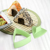 Driehoek Sushi-vorm Sushi Mold Maker Driehoek Sushi Rijst Ball Vorm Accessoires DIY Tool (Lichtgroen)
