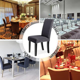 Stoelhoezen, set van 4 stoelhoezen, stretch hoezen voor schommelstoelen, eetkamerstoelen, bescherming, stoelhoezen, decoratie, bi-elastische overtrek voor hotel, bruiloft, banket, keuken,