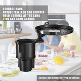 Bekerhouder voor in de auto, multifunctionele tafel, 3-in-1 bekerhouder, antislip, universele bekerhouder voor middenconsole, compatibel met de meeste voertuigen