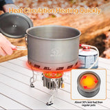 Camping waterketel koffiepot waterkoker 2-3 personen koken licht opvouwbaar duurzaam aluminium waterkoker theepot draagtas