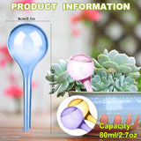 4 stuks grote planten-gietballen, 26,5 x 8 cm, meerkleurig, voor planten, irrigatieballen, potplanten, zelfbewatering, pvc, irrigatieballen, waterdispenser voor planten