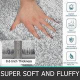 Badkamertapijtset 3-delig Wasbare antislipbadmat Toiletmat Zacht absorberend Badkamertapijt en toiletmat met uitsparing Microvezel douchemat Lichtgrijs