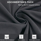 Stoelhoezen, 4 of 6-delige set, afneembaar, wasbaar, spandex, voor hotel, ceremonie, banket, restaurant, thuis, antraciet