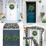 decoratieve krans is gemaakt van hoogwaardig kunststof