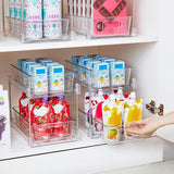 Duidelijke 2-laags organizer met verdelers