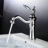 Wastafelkraan Chroom Enkelgreeps Messing Enkelgatsmontage